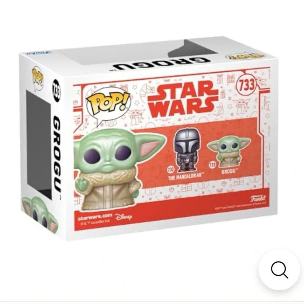 Funko Pop! Star Wars Holiday Grogu (The Child, Baby Yoda) Bobblehead Figure